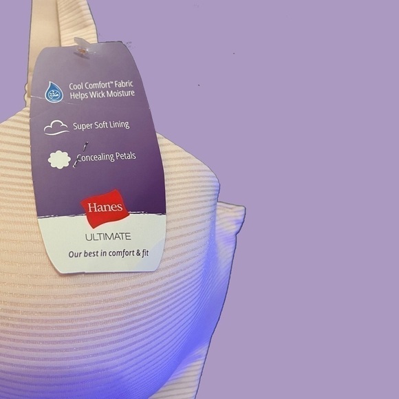 Hanes Ultimate Soft T-Shirt Concealing Underwire Bra - Picture 3 of 4